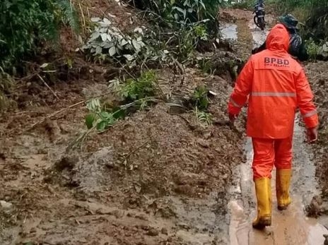 Hujan Deras Picu Longsor di 4 Titik OKU Selatan, Akses Antardesa Terganggu